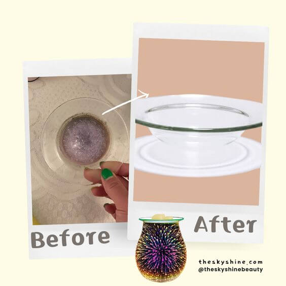 How to Clean a Wax Warmer with No Mess 2. Before & After