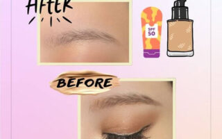 How To Remove Sunscreen & Foundation From Eyebrows