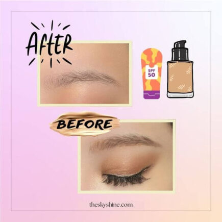 How To Remove Sunscreen & Foundation From Eyebrows