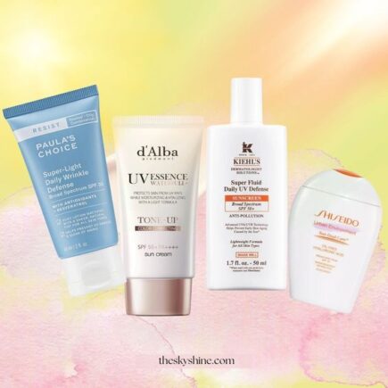 4 Best Tone-up sunscreen without makeup