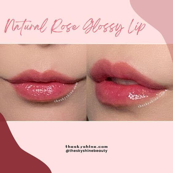 Achieving a Natural Rose Glossy Lip: Tutorial and Tips