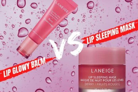LANEIGE Lip Glowy Balm Berry vs. Lip Sleeping Mask: Which is Better for Dry Lips