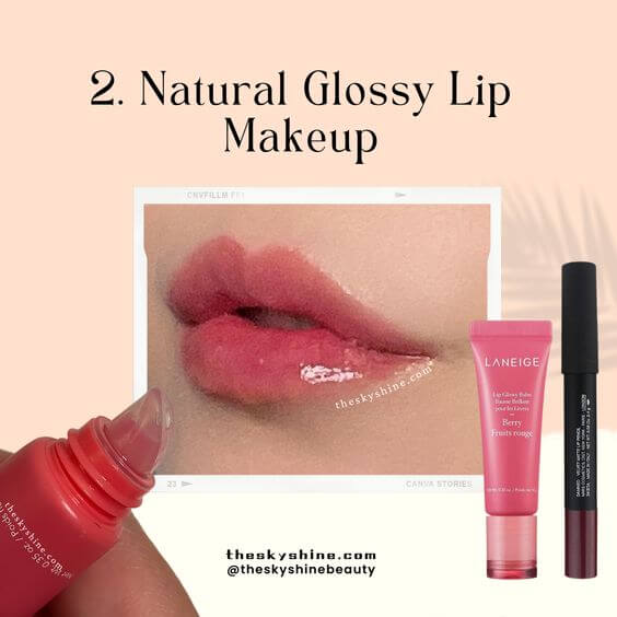 LANEIGE Lip Glowy Balm Berry Review: The Perfect Combination of Lip Makeup and Dry Skincare  2. How to use Natural Glossy Lip Makeup