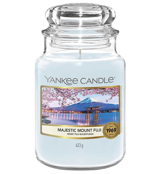 Best 6 Yankee Candle Spring Fragrances: A Guide to Welcoming the Season of Renewal Yankee Candle Scented Candle | Majestic Mount Fuji 