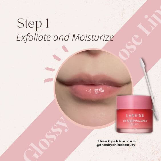 Glossy Brown Rose Lips Tutorial: A Guide to Achieving the Perfect Lip Look Step 1: Exfoliate and Moisturize 