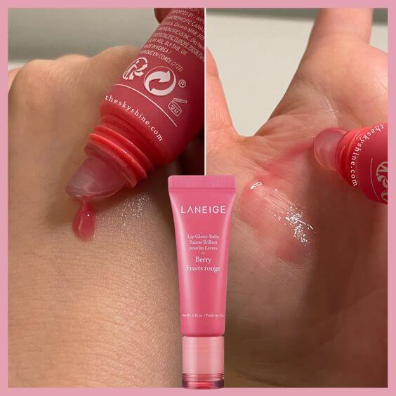 LANEIGE Lip Glowy Balm Berry: The Perfect Combination of Lip Makeup and Dry Skincare 1. Color & Scents