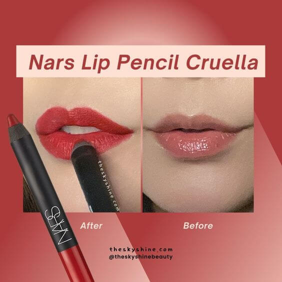 Nars Lip Pencil Cruella Review 3. Pros and Cons
