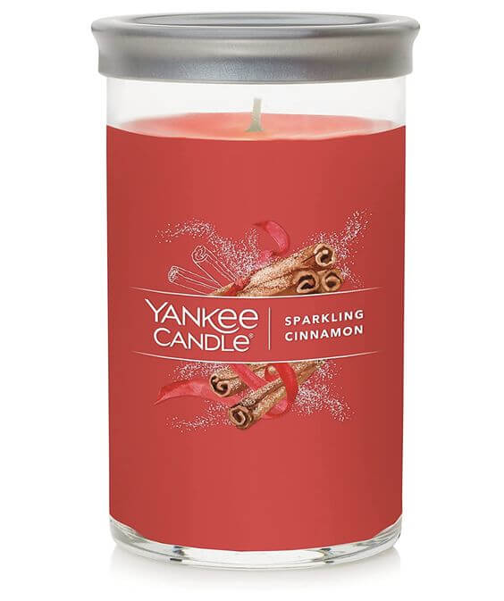 Creating A Cozy Atmosphere For Cinnamon Lovers Yankee Candle Sparkling Cinnamon Medium