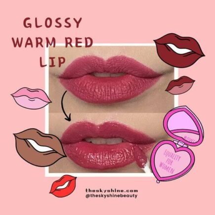 Achieving the Perfect Glossy Warm Red Lip Look: Tips and Tricks