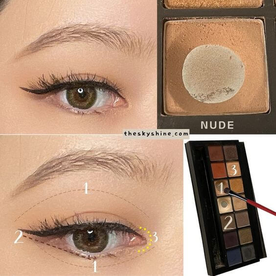 Smashbox Eyeshadow Nude Review 2. How to use Simple Brown Eyeshadow Look Tutorial 