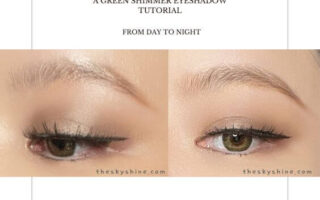 From Day to Night: A Green Shimmer Eyeshadow Tutorial