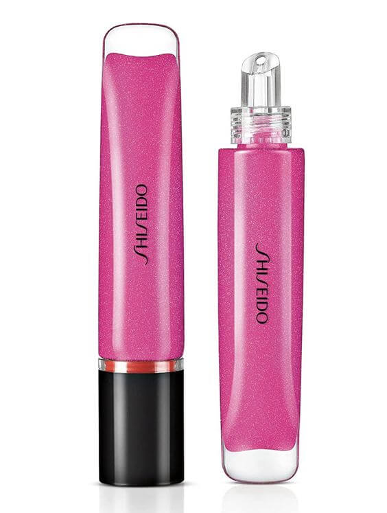 Best 6 Magenta Gloss Lipstick: Natural to High Shine Shiseido Shimmer GelGloss, Sumire Magenta 08, Shiseido Shimmer GelGloss, Sumire Magenta 08 is a high shine lip gloss without sticky. It can be use to apply to alone lips, or add as a topcoat over color.