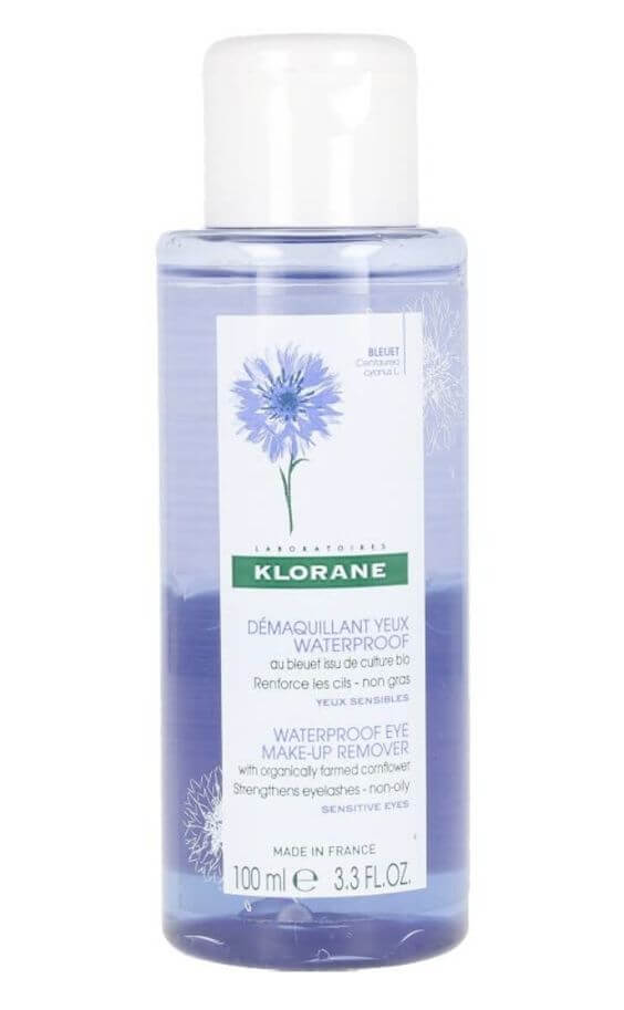 Which Klorane Eye Makeup Remover Is Right for You? Klorane Waterproof Eye Makeup Remover is a more powerful formula that's specifically designed to remove waterproof makeup. It’s made to dissolve even the most stubborn waterproof makeup without leaving a greasy residue