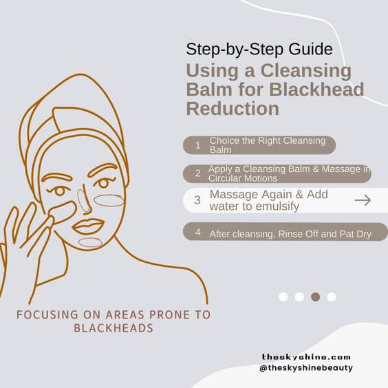 Step-by-Step Guide: Using a Cleansing Balm for Blackhead Reduction 3. Massage Again & Add water to emulsify
