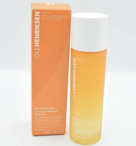 Understanding Orange Cosmetic Ingredients 2. Brightening Orange ingredients have natural brightening effects on the skin. They help even out skin tone, reduce the appearance of dark spots, and impart a radiant glow.
Olehenriksen Truth Barrier Booster Orange Ferment Vitamin C Essence