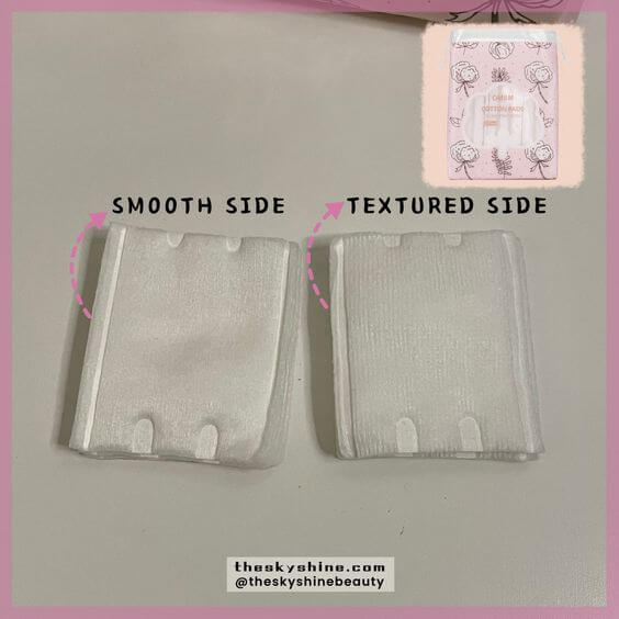 OMSM Cotten Pads Review: Double Effect Cotton 1. Is OMSM Cotten Pads Safe To Use On Your Skin? To sum up, when you use it on your face, it's recommended to use it only on the soft side. 