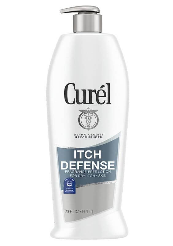 Best 4 Healing Anti-Itch Creams And Sunburn Treatments 3. Curel: Skin Repair Curel Itch Defense Calming Body Lotion focuses on repairing the skin’s natural barrier. It contains essential nutrients like Ceramide Complex, Pro-Vitamin B5, Shea Butter that help repair and strengthen the skin’s protective barrier. 