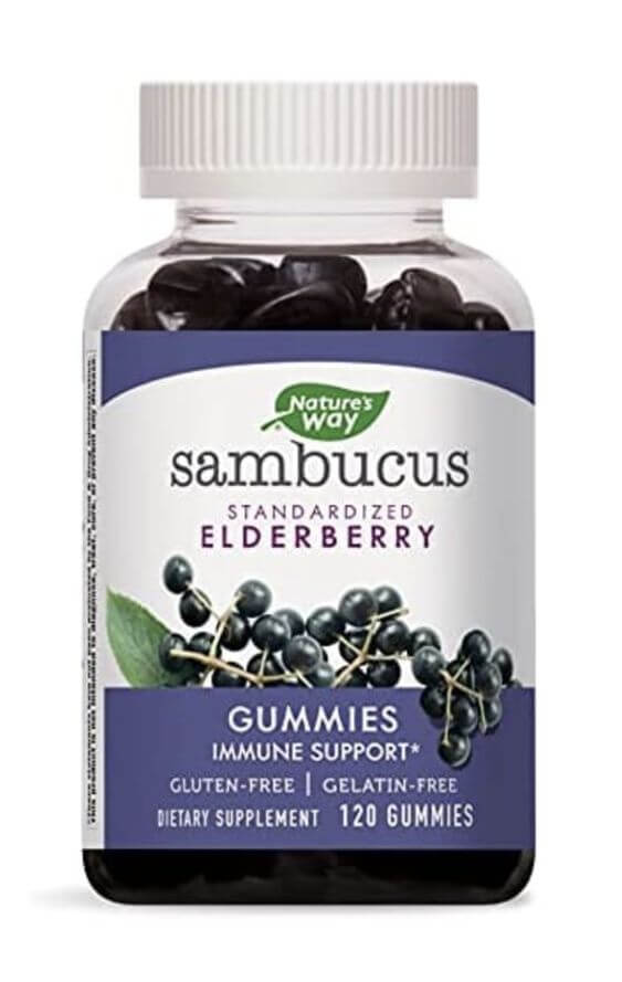Nature's Way Sambucus Elderberry Gummies Review Get the look: Immune Support Nature's Way Sambucus Elderberry Gummies Herbal Supplements 