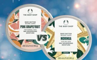 Best Body Butter for Glowing Skin: The Body Shop Pink Grapefruit or Moringa