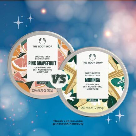 Best Body Butter for Glowing Skin: The Body Shop Pink Grapefruit or Moringa