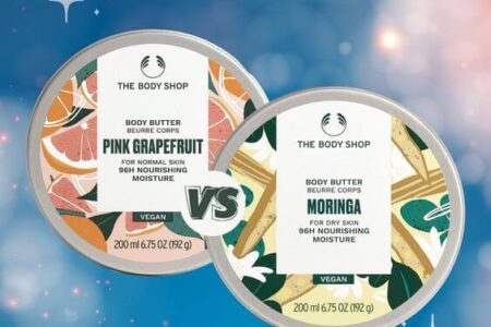 Best Body Butter for Glowing Skin: The Body Shop Pink Grapefruit or Moringa