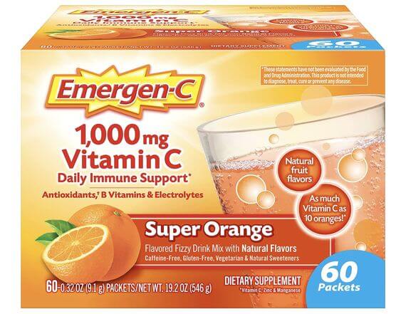 Emergen-c 1000mg Vitamin C Super Orange Review 2. Is it OK to drink Emergen-C everyday?
Emergen-C 1000mg Vitamin C Powder