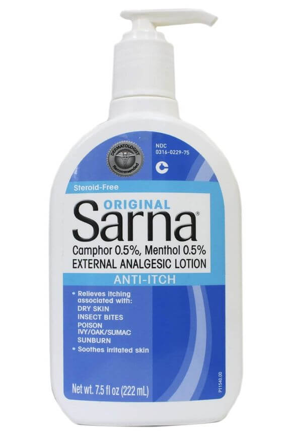 Best 4 Healing Anti-Itch Creams And Sunburn Treatments 1. Sarna: Soothing Calm Sarna Original Anti-Itch Moisturizing Lotion is a potent anti-itch cream enriched with natural ingredients known for their soothing properties. 