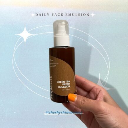 Lightweight Hydration: A Review of ISNTREE Green Tea Fresh Emulsion