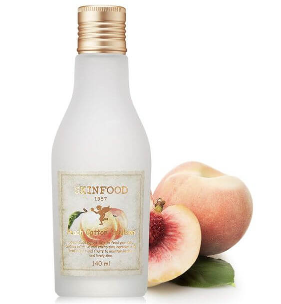 Skinfood Peach Cotton Emulsion 4. Pros and Cons Pros:  Best for oily and acne-prone skin in hot summer
Lightweight and hydrating
Oil control skincare
Reduces sebum production
Cons:  Insufficient for dry skin that needs more oil
Fragrance: some individuals may find the fruit fragrance of the product to be too strong for their liking