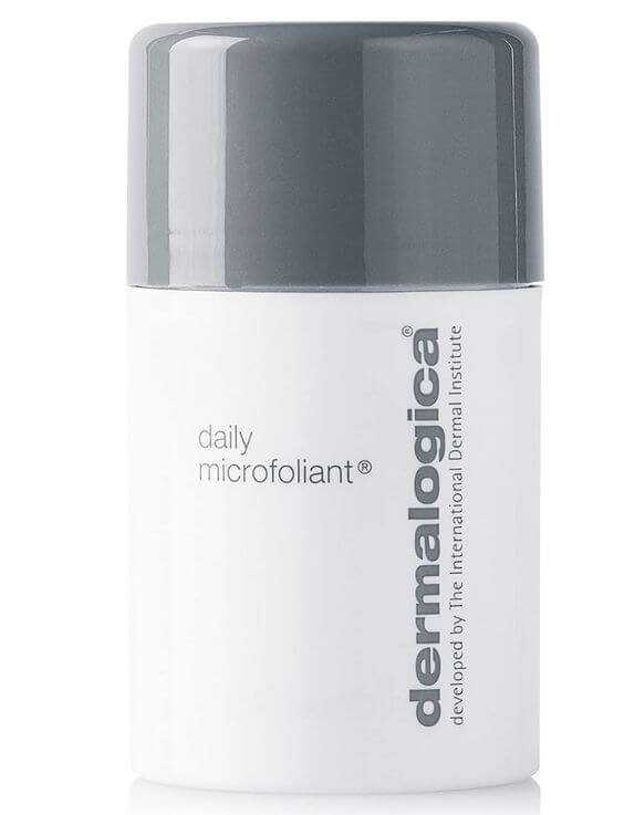 Jet-Set Glow: Top 6 Facial Exfoliators for Flawless Travel Skin 2. Dermalogica Daily Microfoliant This gentle exfoliator is enriched with Salicylic Acid and Papaya Enzyme. It effectively removes dead skin cells, clarifies the skin, and serves as a daily foam cleanser suitable for all skin types.