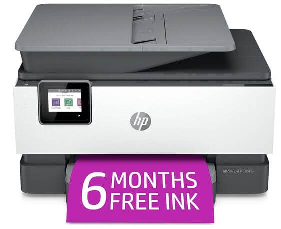 The Best 3 Cost-Effective Printers in 2023 1. Best For Home Office Users
HP OfficeJet Pro 9015e All-in-One Printer is a great all-in-one printer that’s wireless. It’s really good at printing and copying. It prints quickly, can print on both sides of the paper automatically, and you can easily connect it to your phone or tablet. It’s perfect for if you need to print or copy a lot.