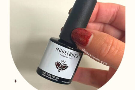 Review: Modelones 0947 - A Stunning Red Glitter Gel Nail Polish