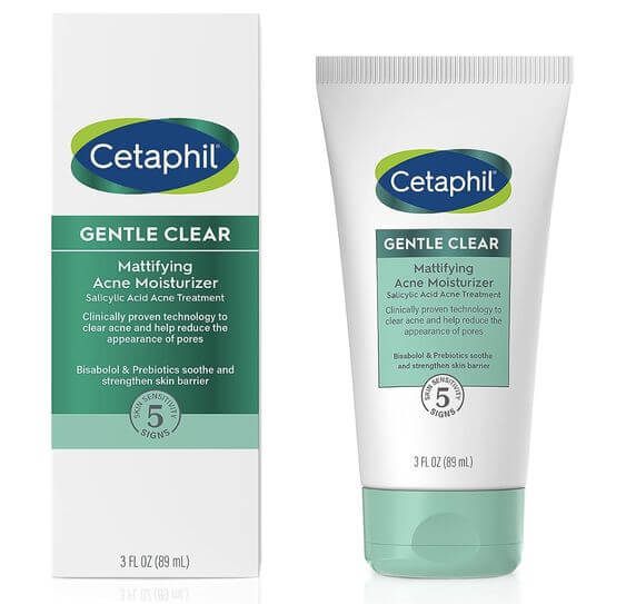 The Best Facial Moisturizers for Acne-Prone Skin Under $11
Cetaphil Face Moisturizer, Gentle Clear Mattifying Acne Moisturizer is oil-free, lightweight, and includes 0.5% Salicylic Acid, which is known to help clear and prevent breakouts, which can exacerbate acne