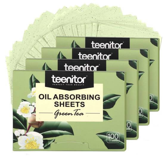 Mastering the Art of Sebum Balance for Acne-Prone Skin 
Get the look: Oil Control Film
Teenitor 400 counts Oil Blotting Sheet
