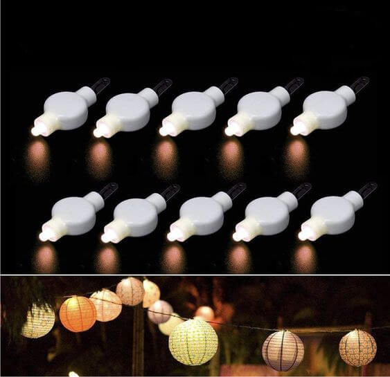 DIY Tutorial: Setting Up Halloween Paper Lanterns on Your Ceiling Step 4. Illuminate, Get the look: Warm White Hanging LED Lights,
,KITOSUN Paper Lantern Lights Battery Operated Warm White Hanging LED Lights 