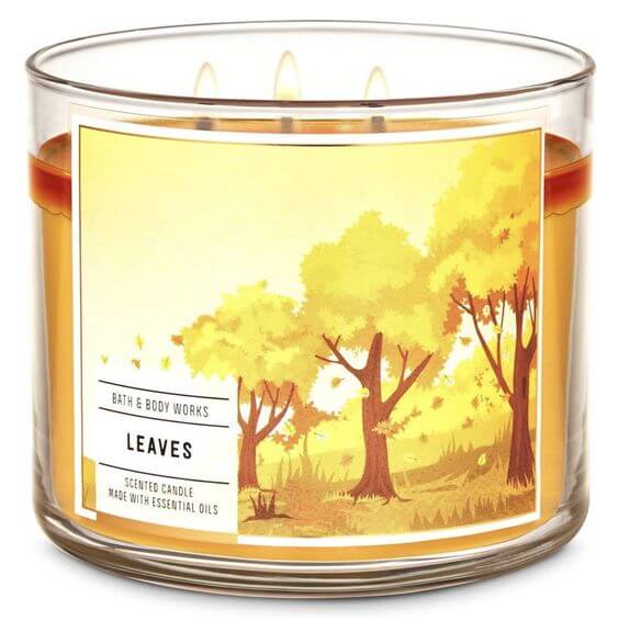 The 5 Best Fall Candles: Warm & Inviting Atmosphere
Bath & Body Works 3-Wick Scented Candle in Leaves creates a great cozy and relaxed mood in your home. The warm clove spice will take you on a walk to remember in the breezy autumn woods.