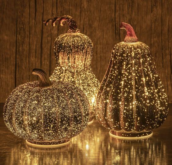 Best 5 Pumpkins Fall Decorations For Home Holiday Decoration Lights This Pumpkin set 3 Glass Lights can create a warm and welcoming festive first impression for Thanksgiving, Halloween, and Christmas.
HBlife Set of 3 Glass Pumpkin Lights with Timer, Lighted Pumpkin Decorations for Fall Decor