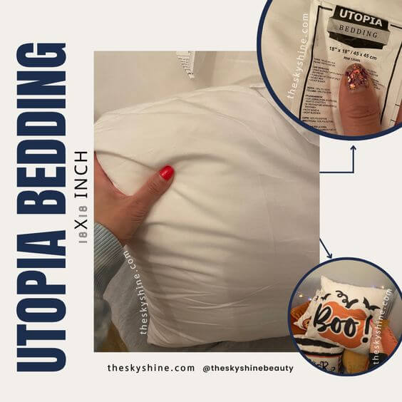 Review of Utopia Bedding’s 18x18 Inch Throw Pillows: Comfort Meets Style 1. The Material & Quality
These 18 x 18 inch cushion pillow inserts consistently maintain a soft and plush feel thanks to the polyester fiber filling. Specifically, I have machine washed them in hot water and dried them on high heat in a mesh laundry bag for 8 months, and they have not torn or pilled. It’s a very high-quality product.