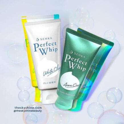 Senka Cleansers: White Clay vs. Whip Acne Care