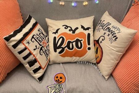 Cute Comfort: A Review of Ohok Halloween Pumpkin Throw Pillow Covers