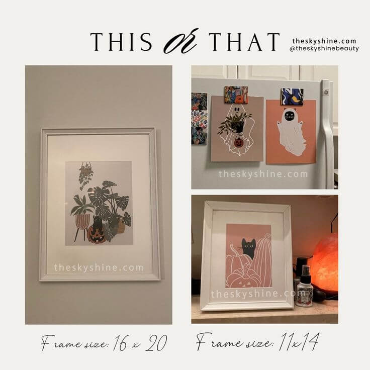 A Review of Whaline Halloween Wall Art Prints 2. How To Use They can be used in various ways - frame them, hang them, or incorporate them into other Halloween decorations.
