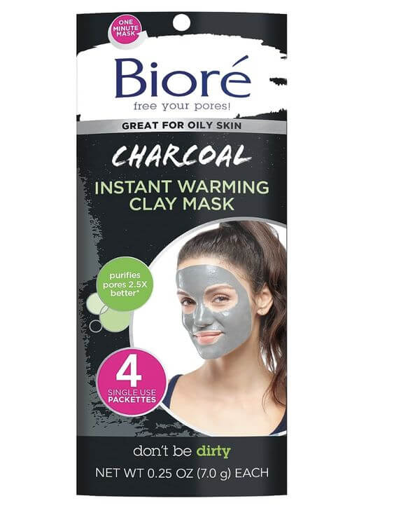 Best 5 Charcoal Mask Pack: A Game Changer in Skin Detoxification
Bioré Charcoal Instantly Warming Clay Facial Mask  is a great travel beauty item. It contains charcoal, which is beneficial for those with oily skin as it helps control oil production.