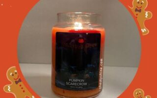 Illuminating Autumn: A Review of Village Candle’s Pumpkin Scarecrow Large Glass