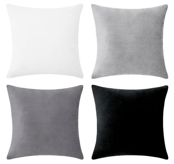 The 5 Best Halloween Throw Pillow Covers, Gothic Elegance 
For an elegant and slightly spooky Halloween aesthetic, consider pillow covers themed in black, white, and gray. These often add a touch of sophistication to your Halloween decor. 
MONDAY MOOSE Decorative Throw Pillow Covers Cushion Cases