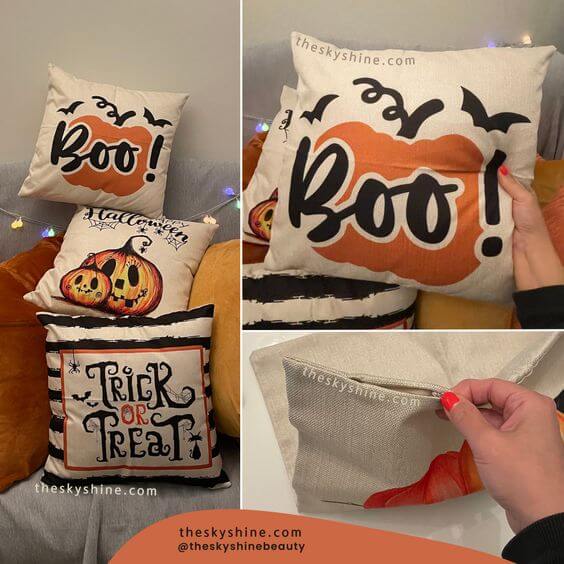 Cute Comfort: A Review of Ohok Halloween Pumpkin Throw Pillow Covers 1. The Material & Quality It is made of 100% linen fabric, so it’s not very soft but not too rough either. It doesn’t get dirty or stained easily, making it ideal for both indoor and outdoor use. I’ve washed it in hot water in the washing machine about 3 times a week and there was no discoloration or damage to the zipper. Also, it doesn’t pill. 
