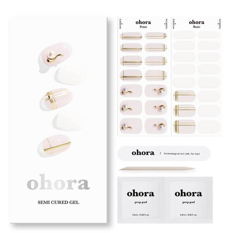 Top 3 Cream Color ohora Gel Nail Strips for a Long-Lasting Manicure 2. Achieve Long-Lasting Glamour
The ohora Semi Cured Gel Nail Strips N Crème are an amazing product for those seeking a quick and stylish manicure. 
ohora Semi Cured Gel Nail Strips (N Creme)