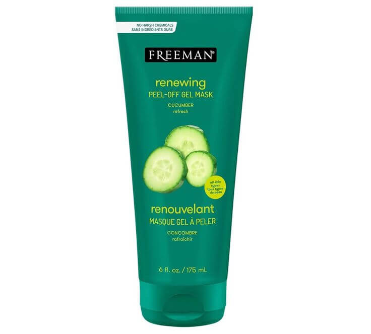 Top 3 Cucumber Masks for a Radiant Glow 2.  K-Beauty’s Cucumber Refreshing Moisturizer
This Cucumber Peel-Off Gel Mask combines the coolness of cucumber with a soothing gel formula to provide an instant burst of freshness, leaving your skin feeling soft, refreshed, and rejuvenated. FREEMAN Renewing Cucumber Peel-Off Gel Facial Mask