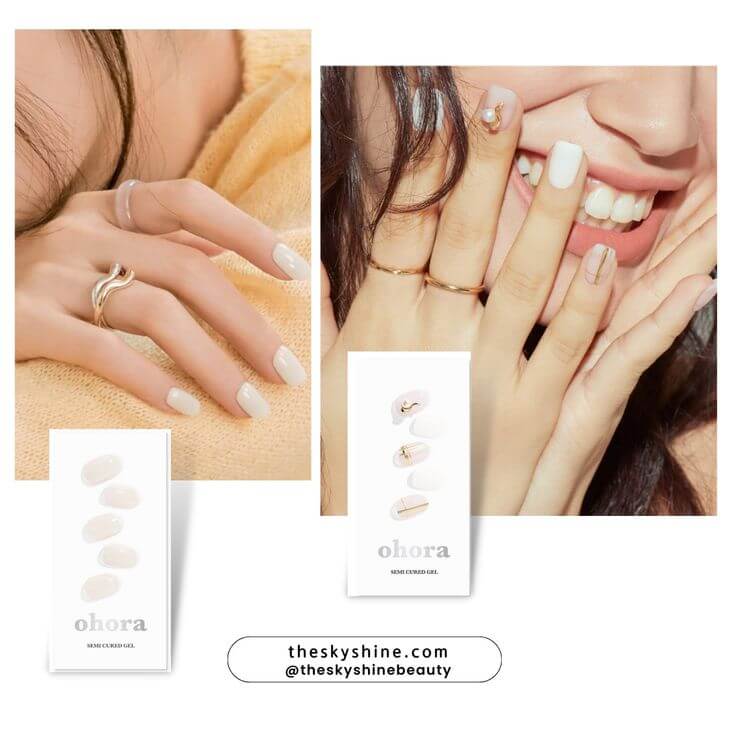 Top 3 Cream Color ohora Gel Nail Strips for a Long-Lasting Manicure