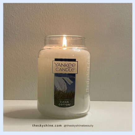 A Review of Yankee Candle Clean Cotton: The Fresh and Clean Scented Candle