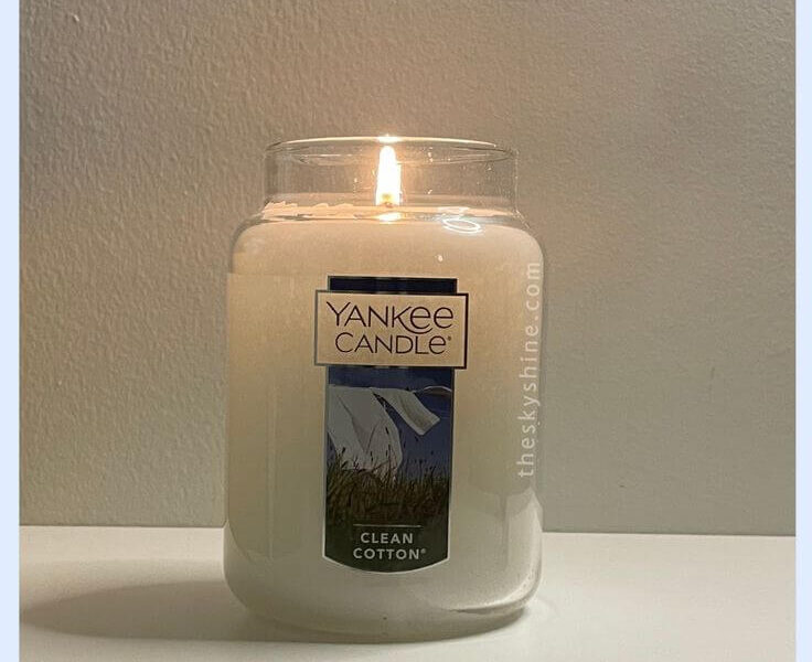 A Review of Yankee Candle Clean Cotton: The Fresh and Clean Scented Candle
